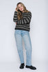 Taylor-Textured Stripe Pullover